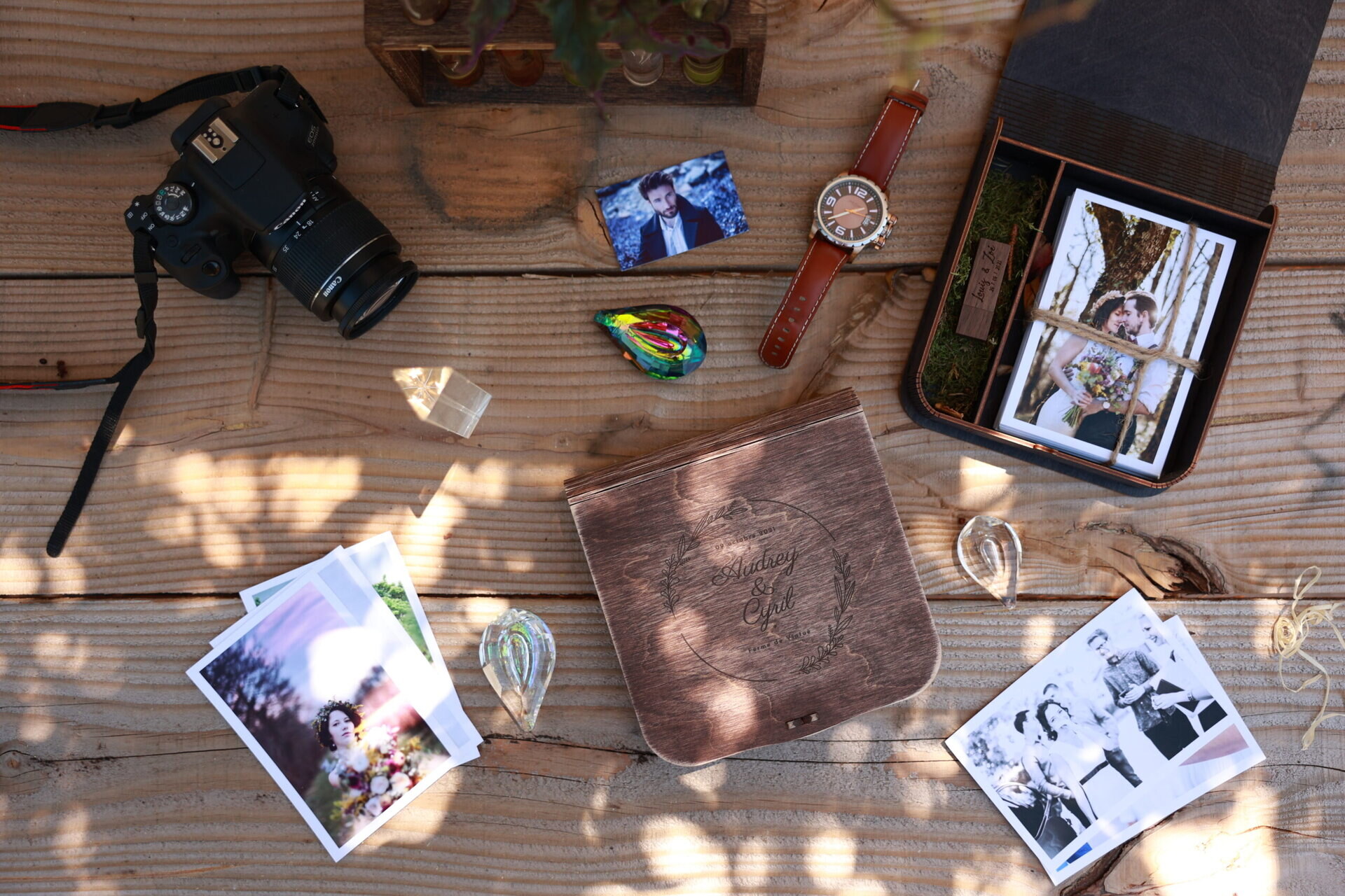 coffret photos en bois rhone alpes